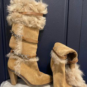 Coach Suede Boots 8.5